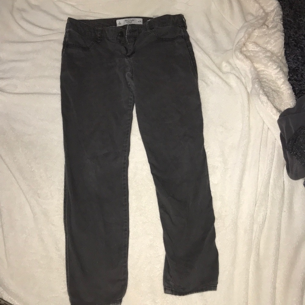 Bootcut grey Abercrombie jeans